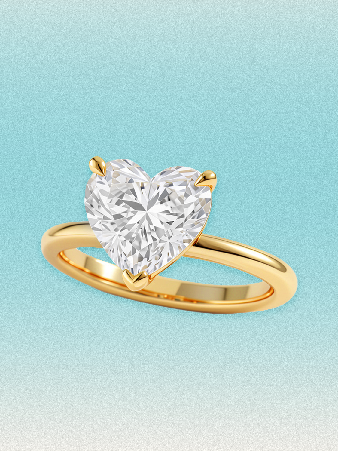 Heart Cut Engagement Rings