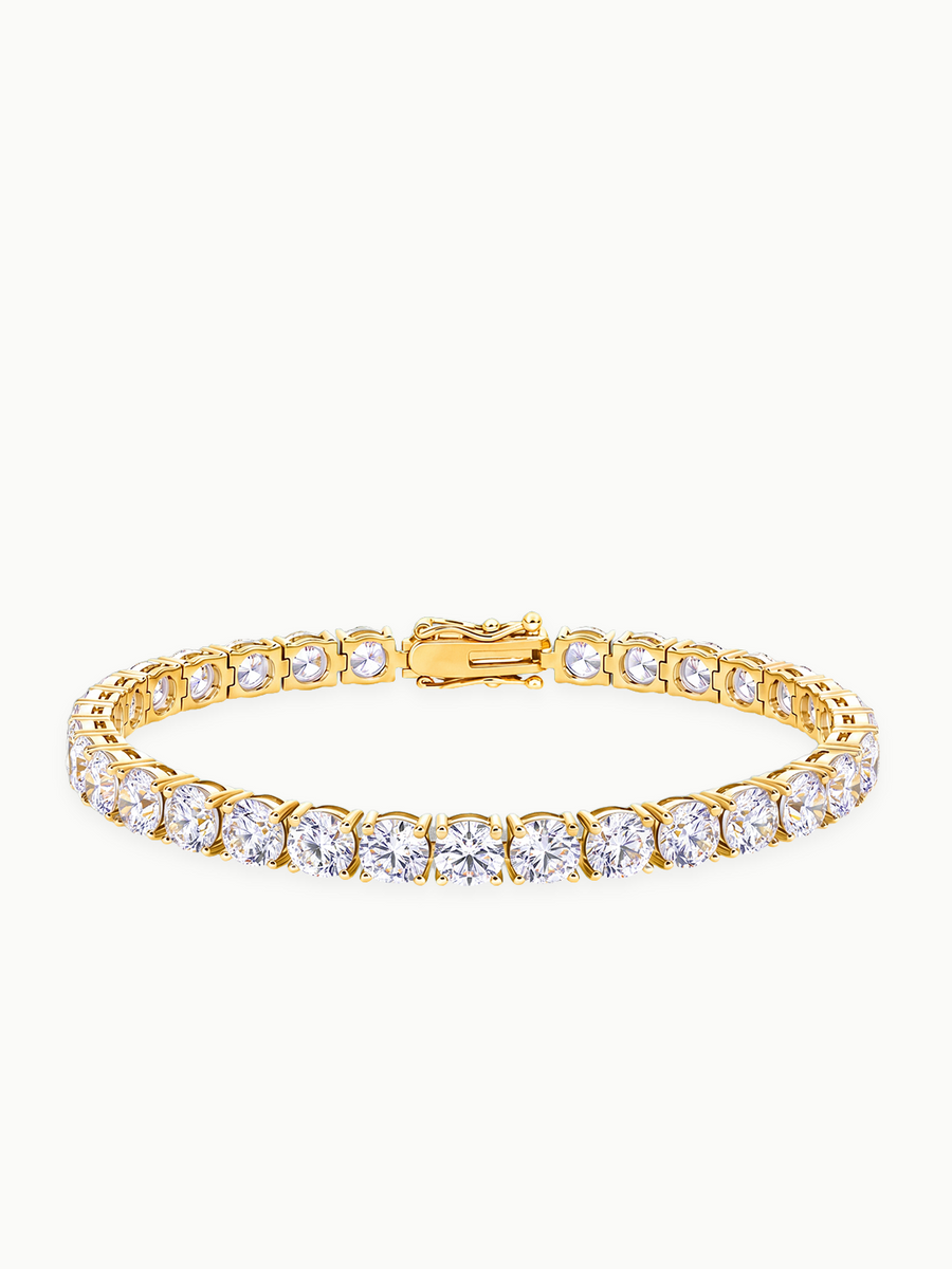 5.2mm (17.00 ctw) Round 4-Prong Lab Grown Diamond Tennis Bracelet