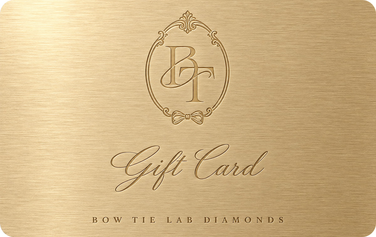 Bow Tie gift card, front