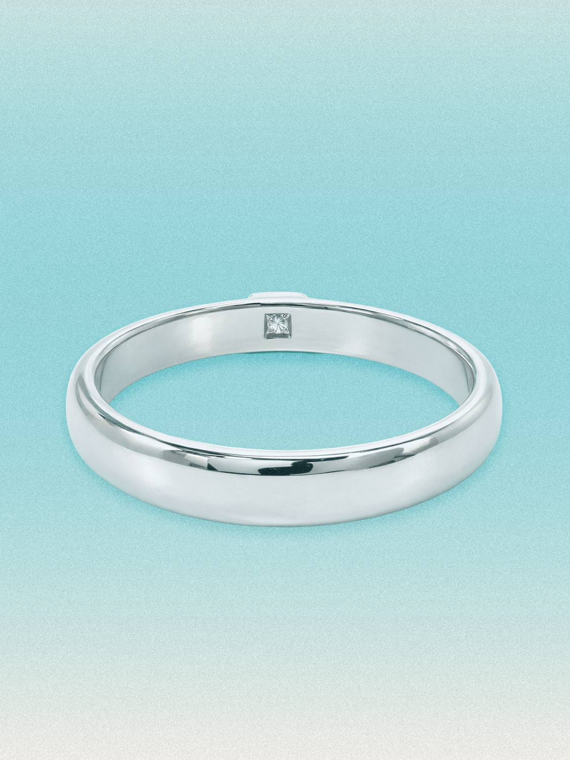 0.15 ctw Princess Bezel Lab Grown Diamond Band