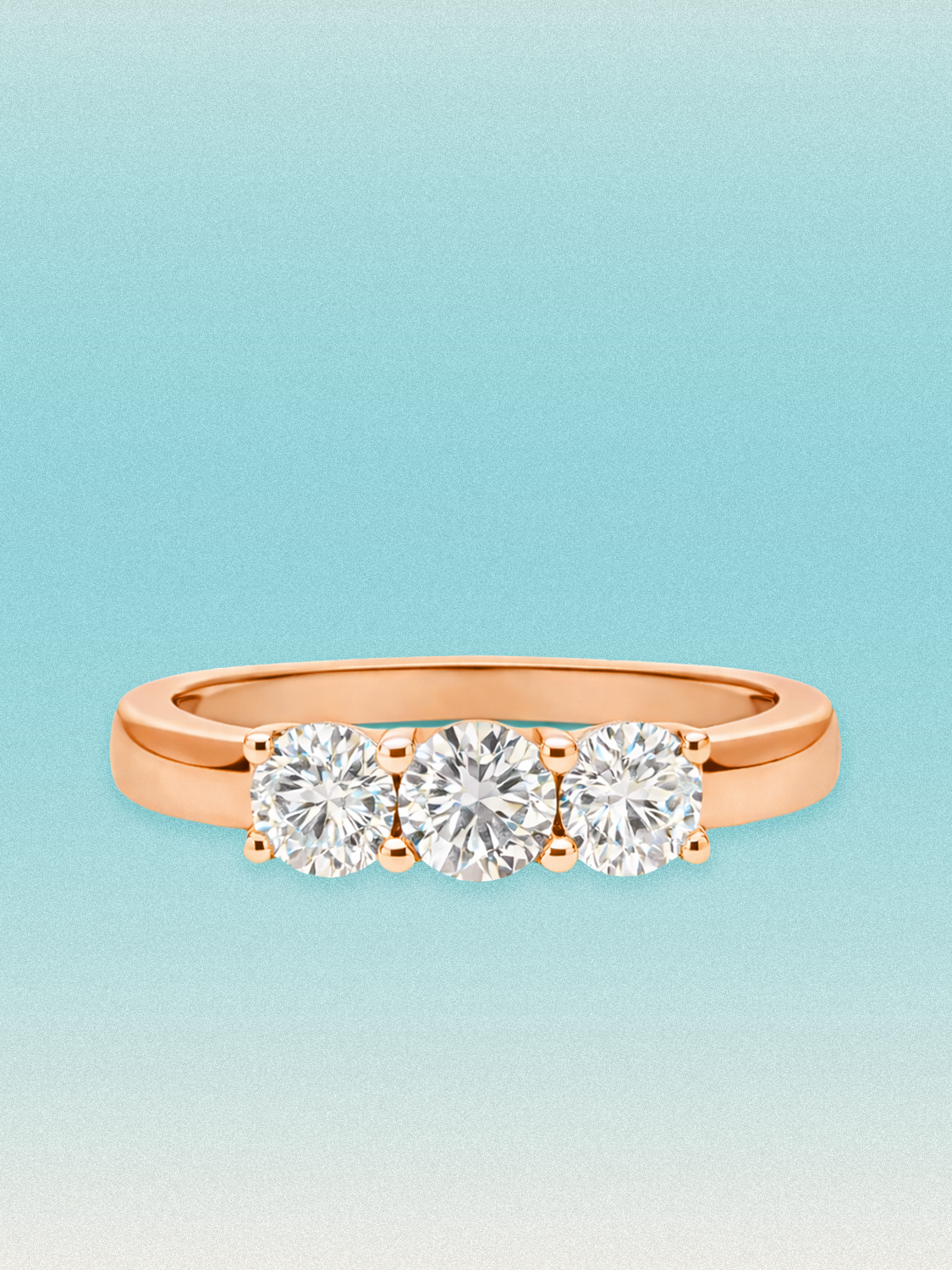 1.65 ctw Round Three-Stone Lab Grown Diamond Engagement Ring