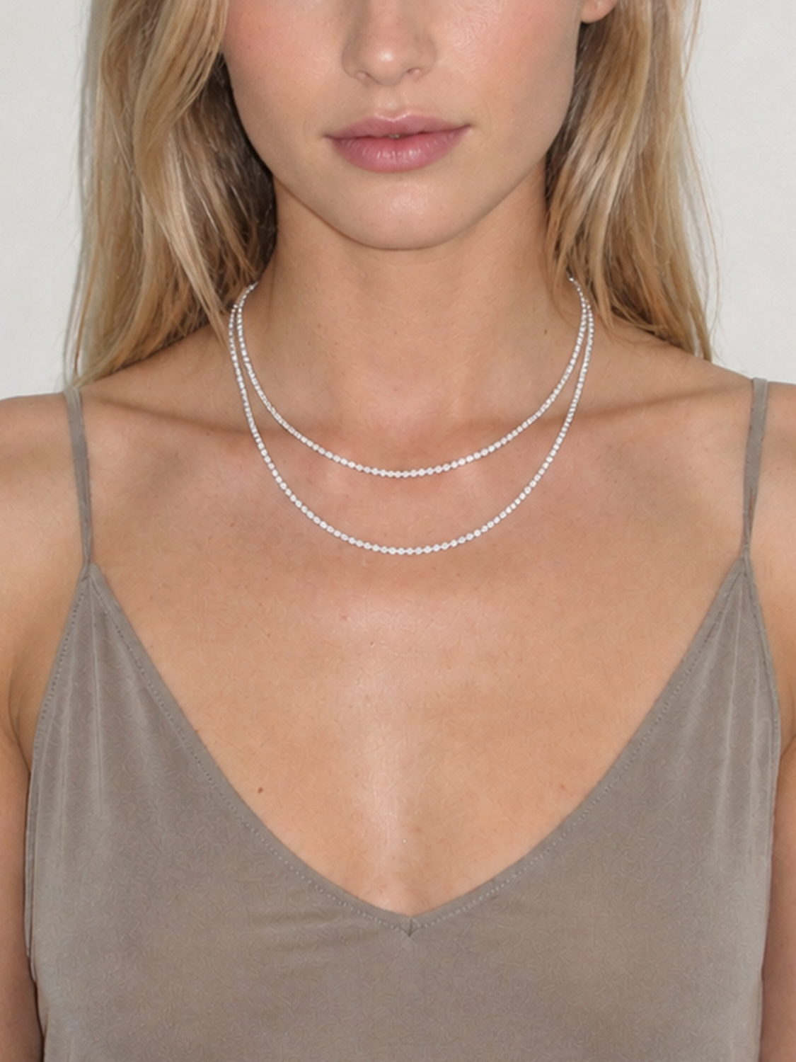 1.75mm Round 4-Prong Lab Grown Diamond Tennis Necklace