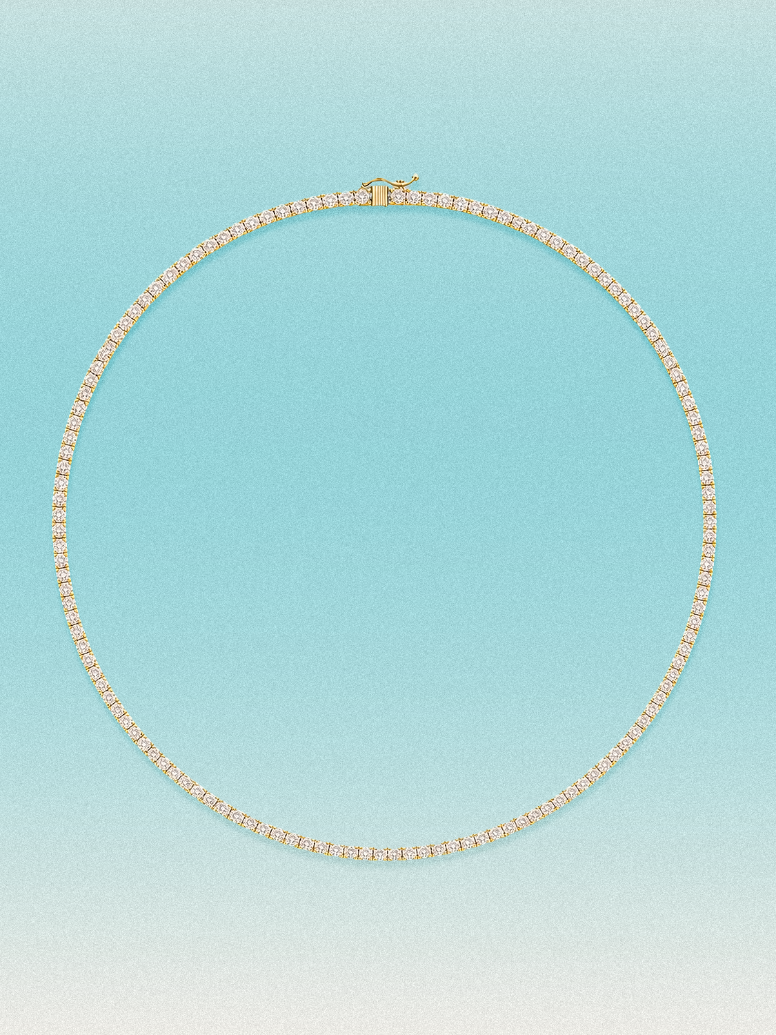 1.75mm Round 4-Prong Lab Grown Diamond Tennis Necklace