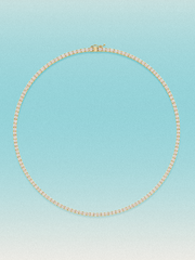1.75mm Round 4-Prong Lab Grown Diamond Tennis Necklace