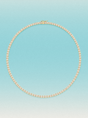 2.25mm Round 4-Prong Lab Grown Diamond Tennis Necklace