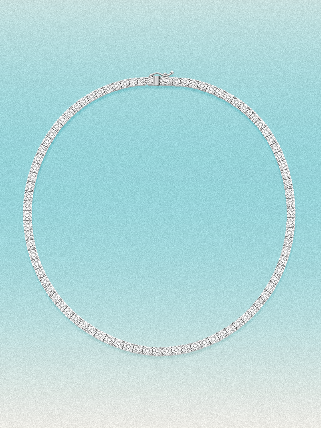 2.75mm Round 4-Prong Lab Grown Diamond Tennis Necklace