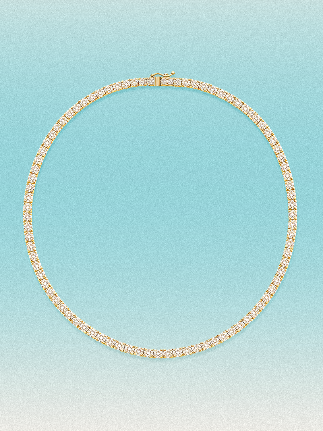2.75mm Round 4-Prong Lab Grown Diamond Tennis Necklace