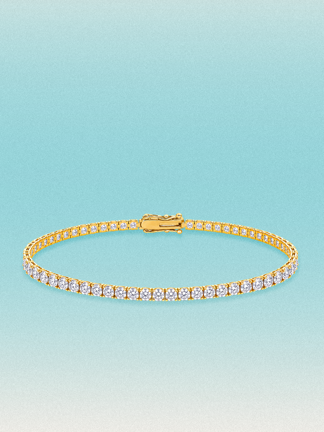 2.7mm Round 4-Prong Lab Grown Diamond Tennis Bracelet