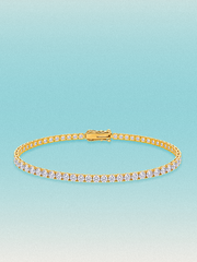 2.7mm Round 4-Prong Lab Grown Diamond Tennis Bracelet
