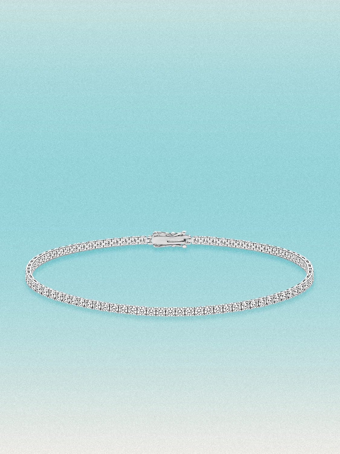 2mm Round 4-Prong Lab Grown Diamond Tennis Bracelet