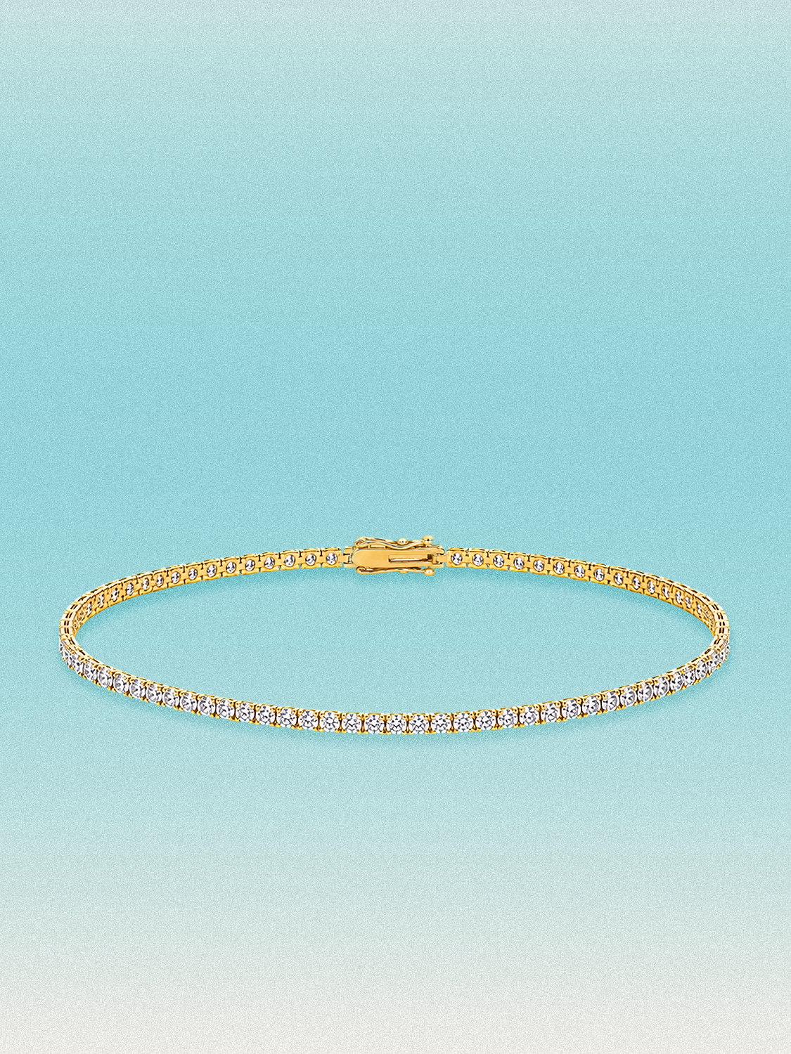 2mm Round 4-Prong Lab Grown Diamond Tennis Bracelet