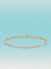 2mm Round 4-Prong Lab Grown Diamond Tennis Bracelet