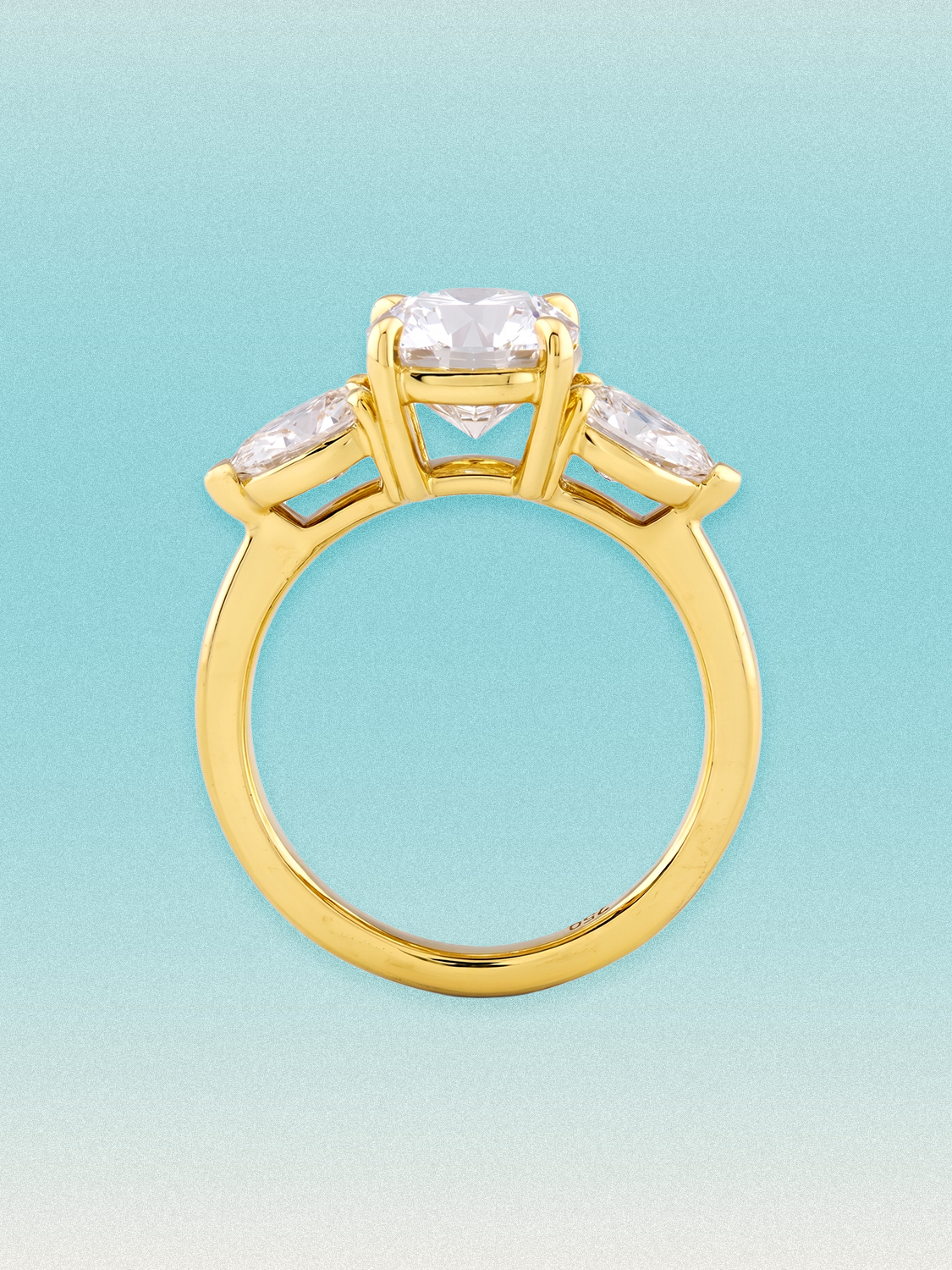 3.00 ctw Round & Marquise Three-Stone Lab Grown Diamond Ring