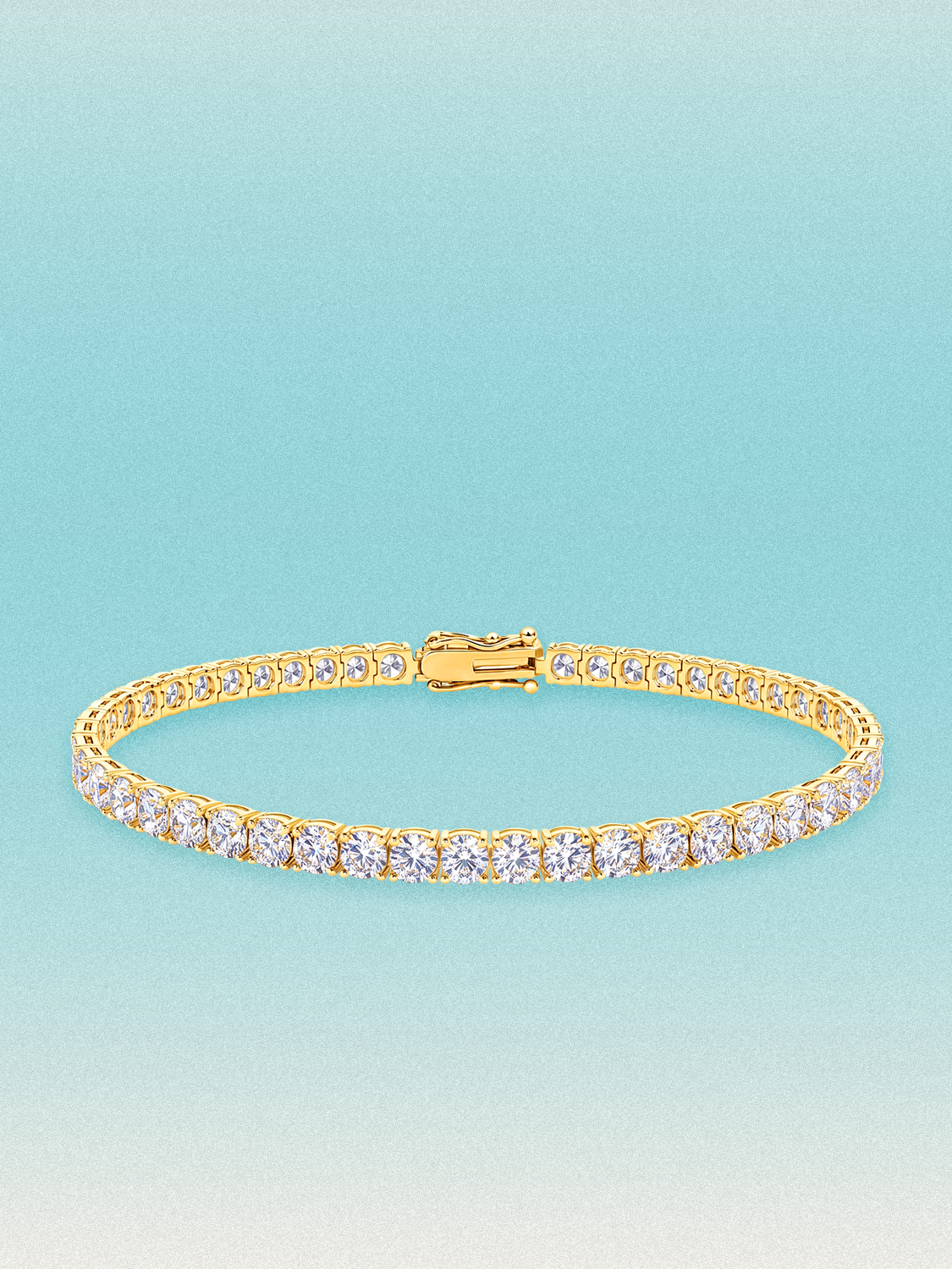 3.4mm (7.20 ctw) Round 4-Prong Lab Grown Diamond Tennis Bracelet