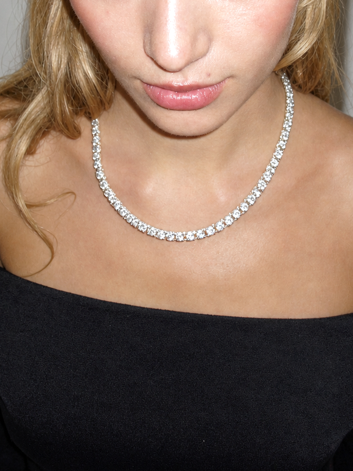 3.75mm Round 4-Prong Lab Grown Diamond Tennis Necklace