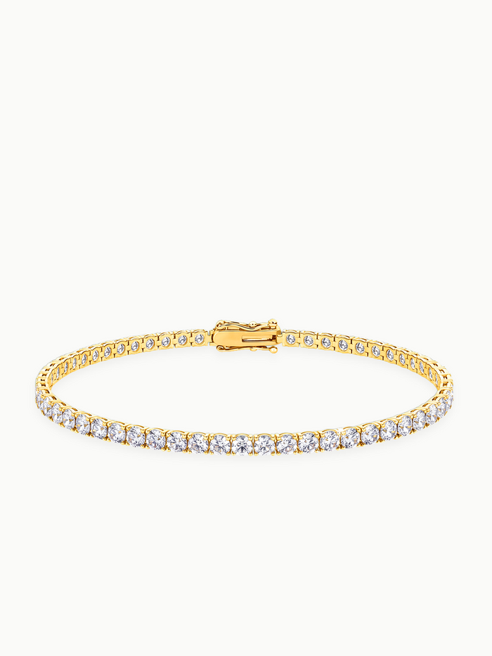 3mm (5.50 ctw) Round 4-Prong Lab Grown Diamond Tennis Bracelet