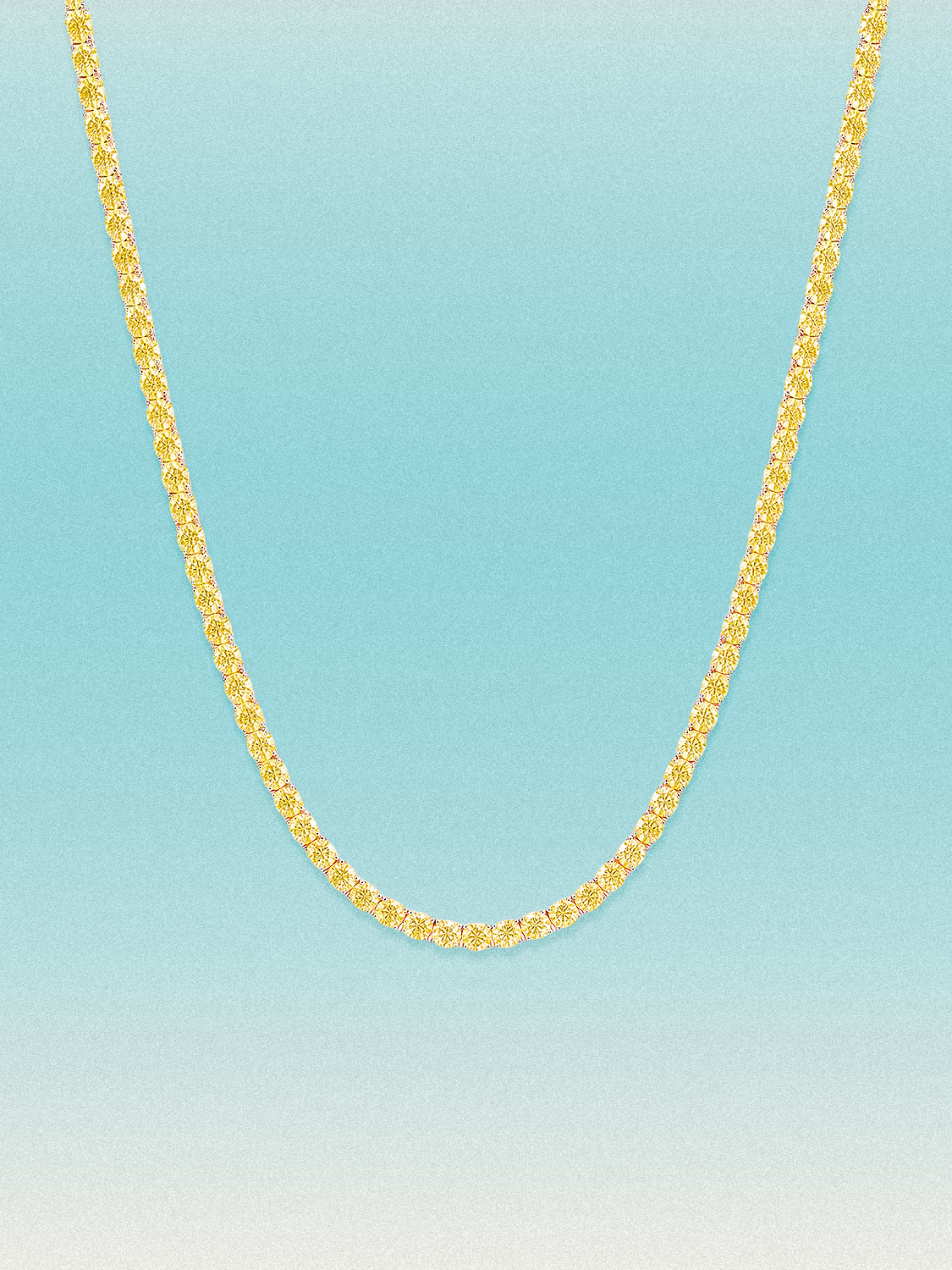 Fancy Yellow 3mm (14.30-19.50 ctw) Round 4-Prong Lab Grown Diamond Tennis Necklace