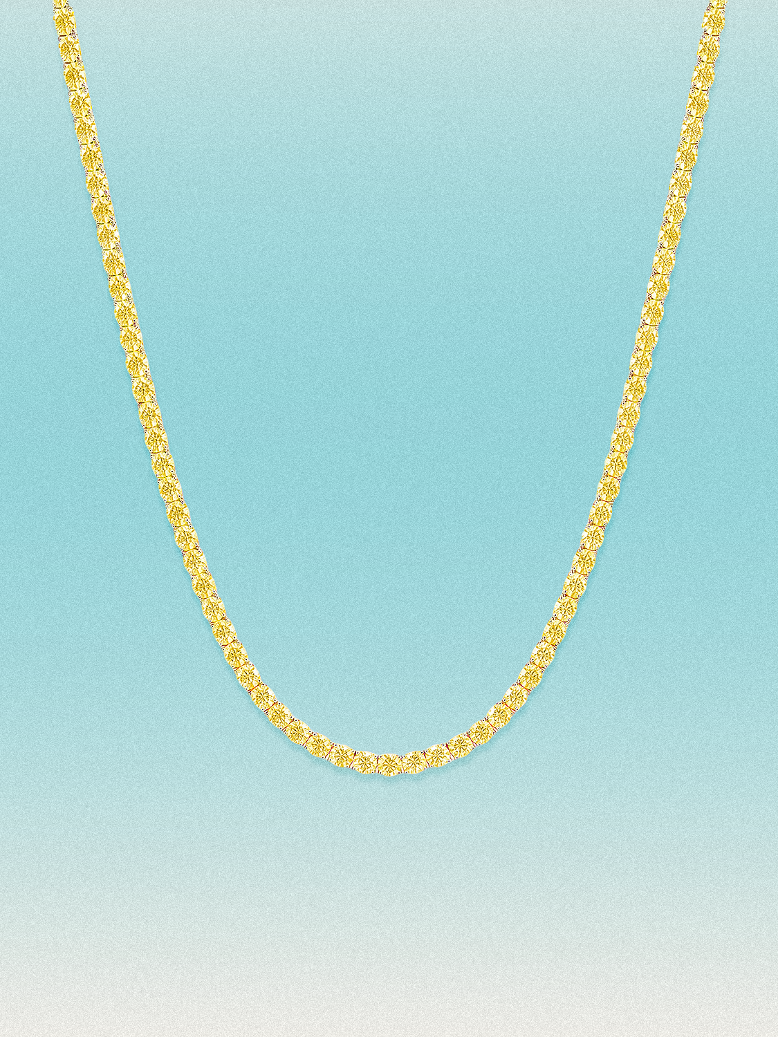 Fancy Yellow 3mm (14.30-19.50 ctw) Round 4-Prong Lab Grown Diamond Tennis Necklace