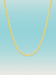 Fancy Yellow 3mm (14.30-19.50 ctw) Round 4-Prong Lab Grown Diamond Tennis Necklace
