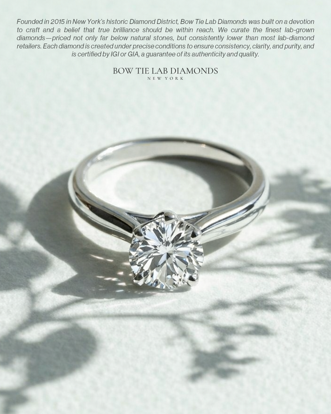 Bow Tie Lab Diamonds