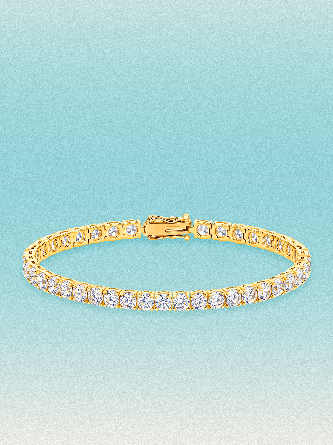 4mm (10.00 ctw) Round 4-Prong Lab Grown Diamond Tennis Bracelet