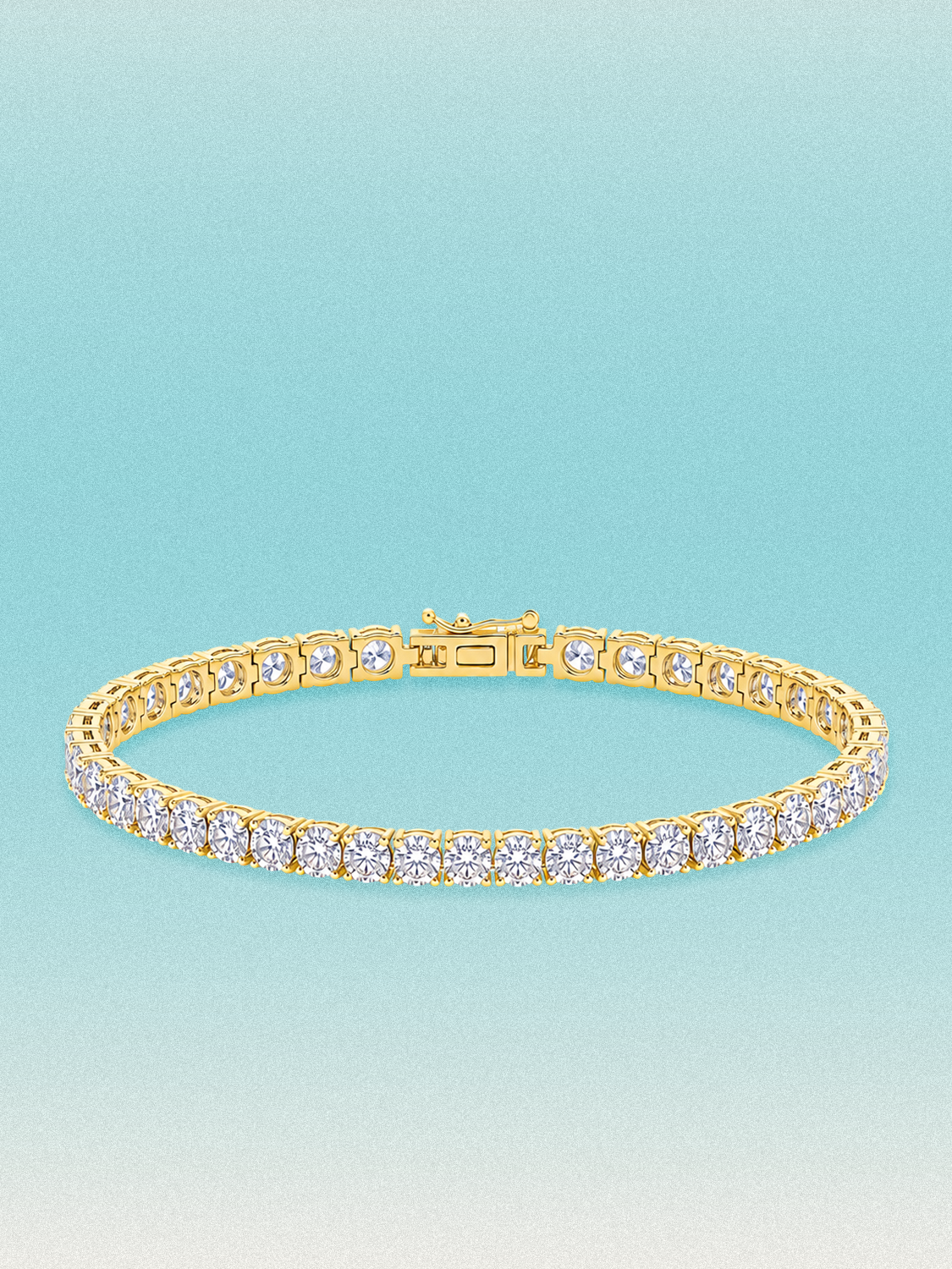 4mm Round 4-Prong Lab Grown Diamond Tennis Bracelet