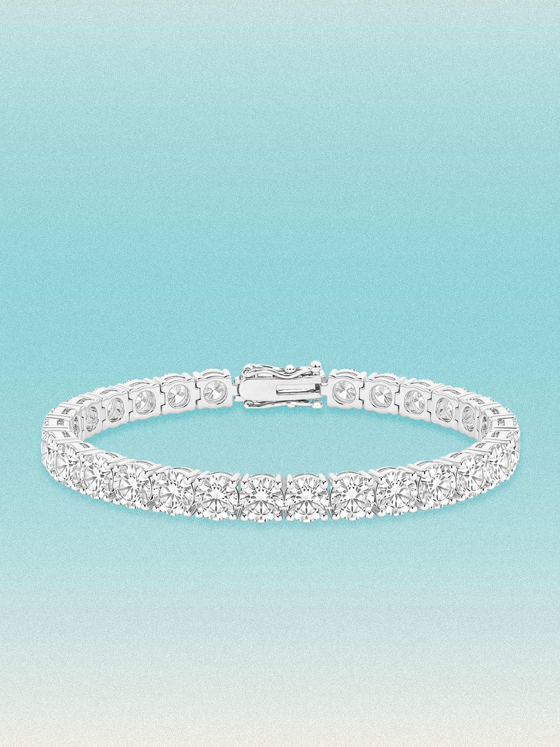 6mm Round 4-Prong Lab Grown Diamond Tennis Bracelet