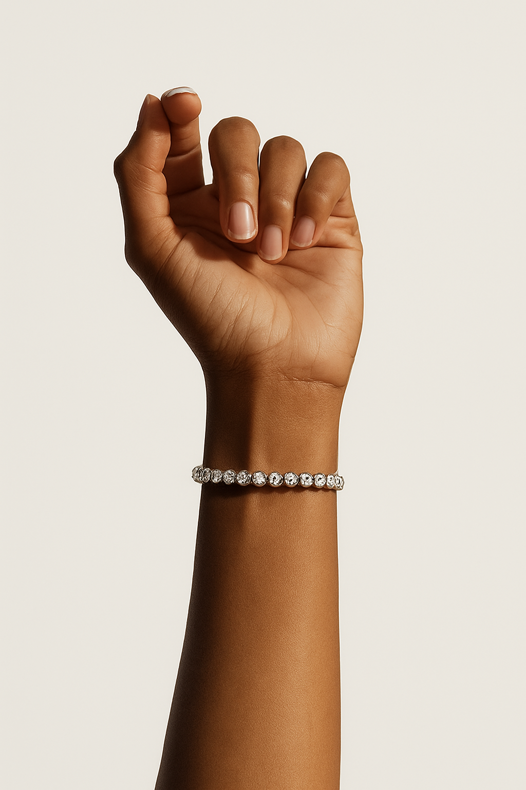 Bezel Tennis Bracelet 14K (7 inch) still