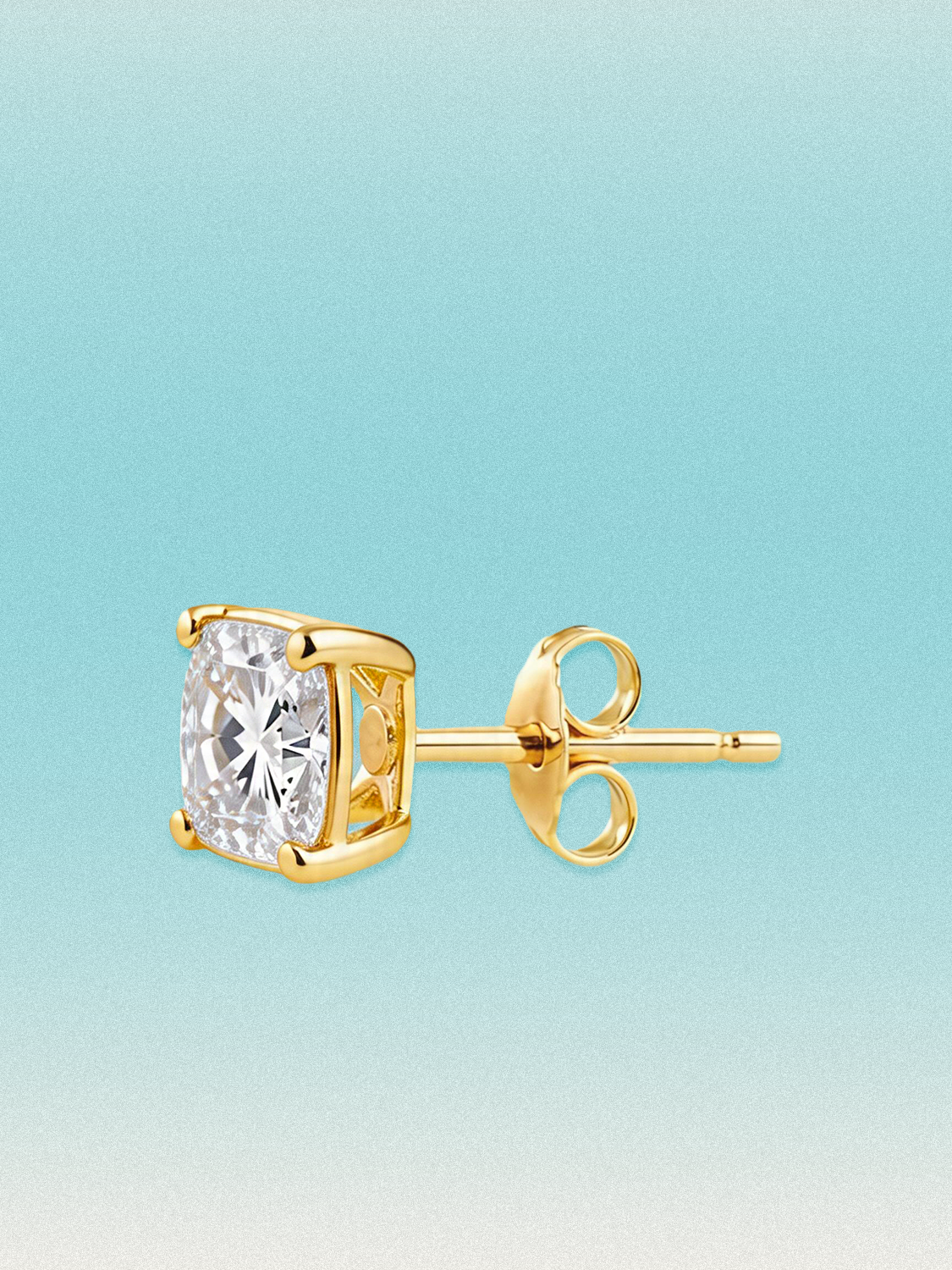 Cushion Cut Lab Diamond Grown Diamond Stud Earrings