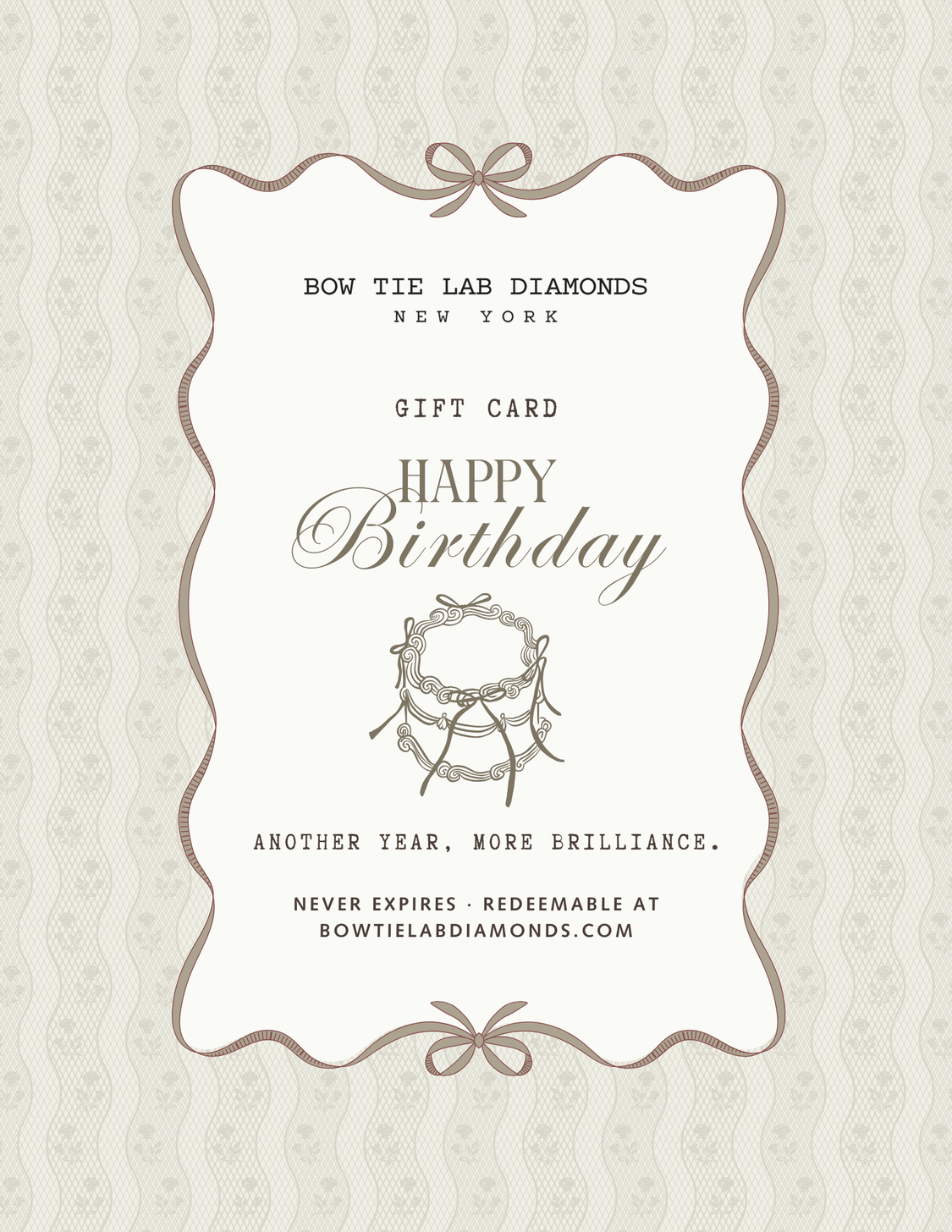 Happy Birthday Gift Card