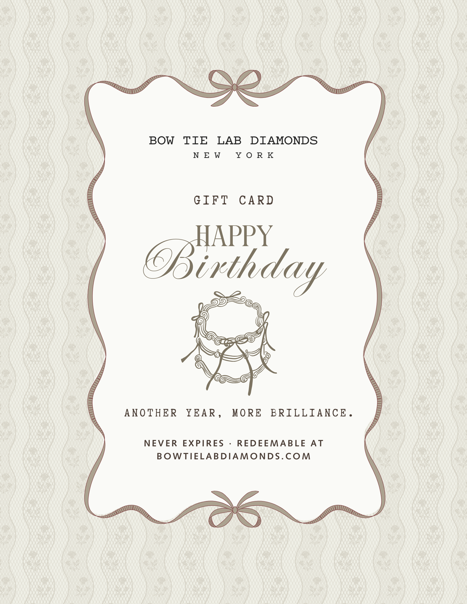 Happy Birthday Gift Card