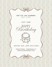 Happy Birthday Gift Card