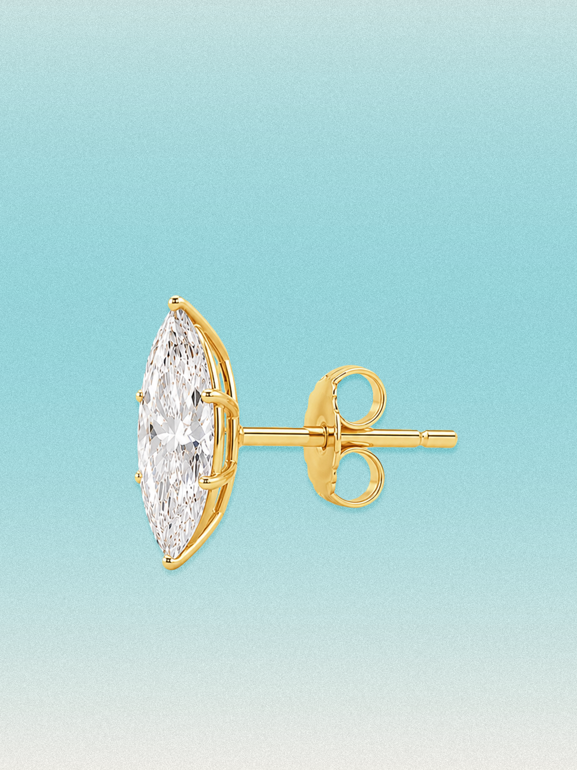 Bow Tie Lab Diamonds Marquise Cut Lab Grown Diamond Stud Earrings — lab-grown diamond earrings.