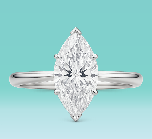 Marquise Solitairé Engagement Ring