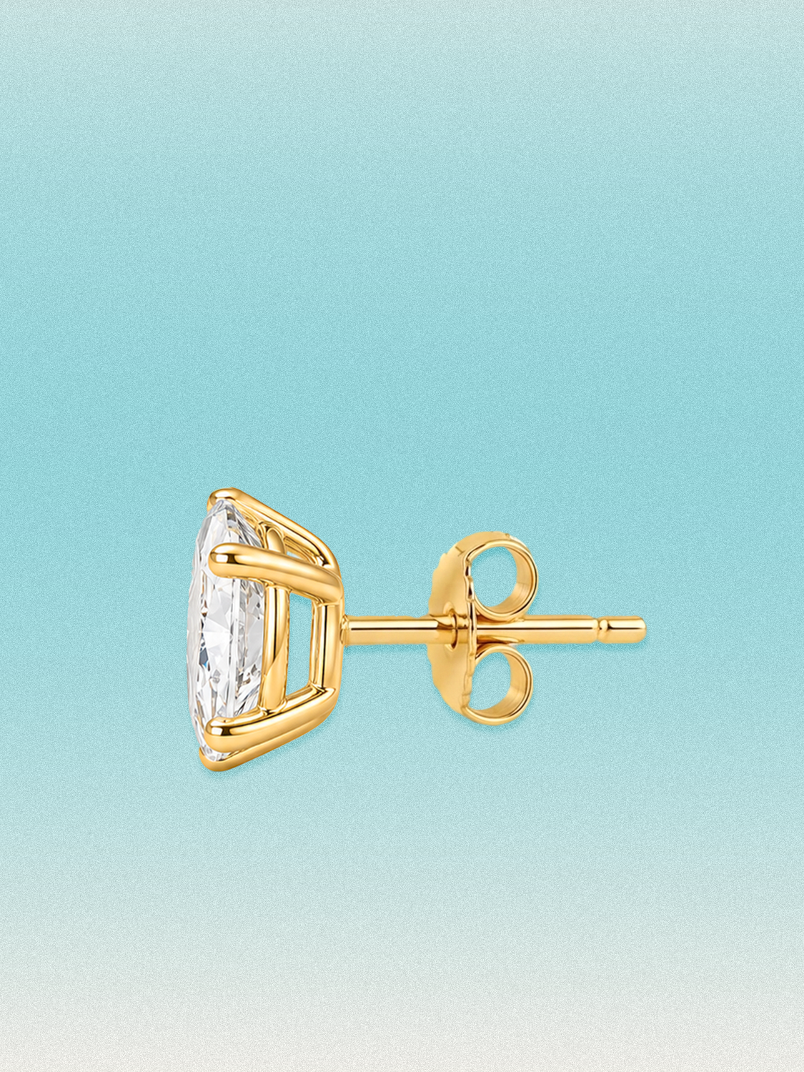 Oval Cut Lab Diamond Grown Diamond Stud Earrings