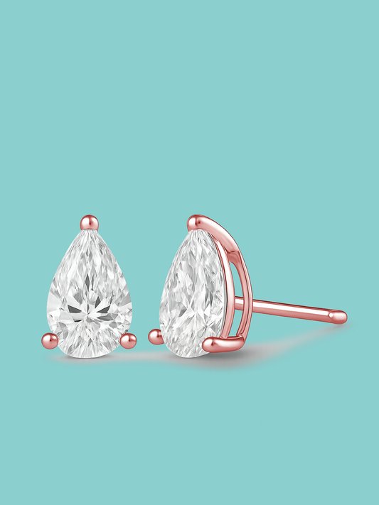 Pear Stud Earrings