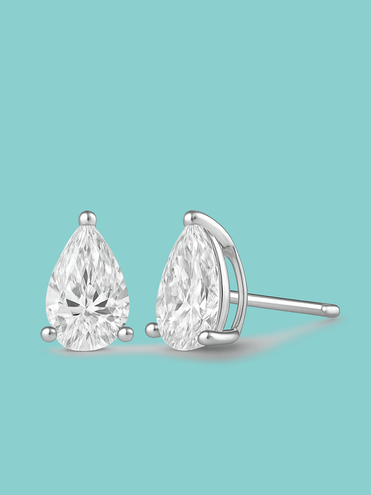 Pear Stud Earrings