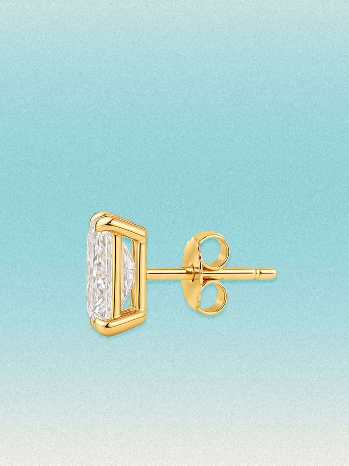 Radiant Cut Lab Diamond Grown Diamond Stud Earrings