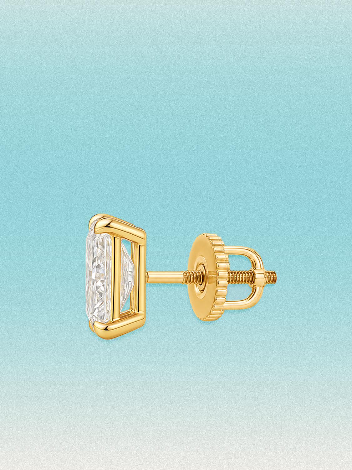 Radiant Cut Lab Diamond Grown Diamond Stud Earrings