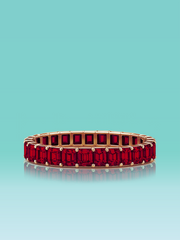 Rainbow Collection Lab Ruby Bracelet