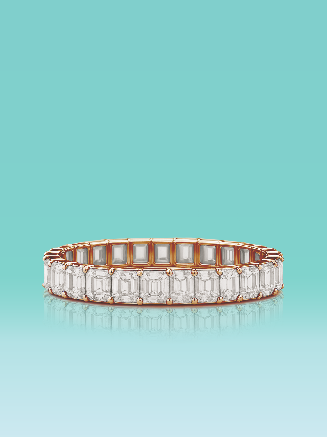 Rainbow Collection White Diamond Bracelet