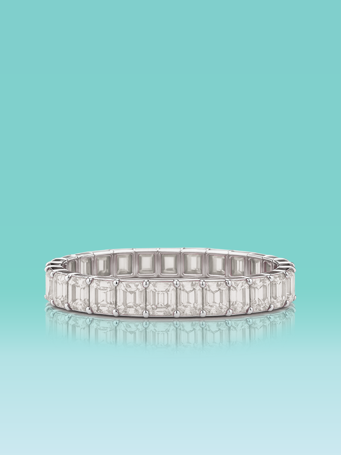 Rainbow Collection White Diamond Bracelet