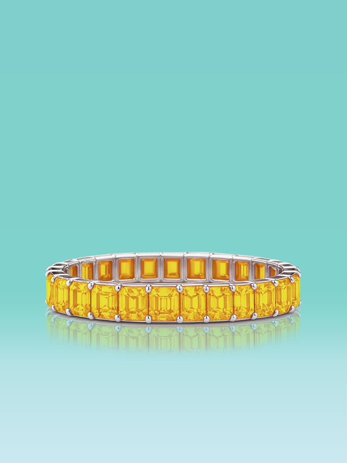 Rainbow Collection Yellow Lab Diamond Bracelet