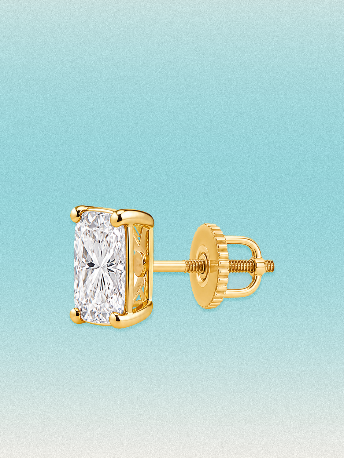 Cushion Cut Lab Diamond Grown Diamond Stud Earrings