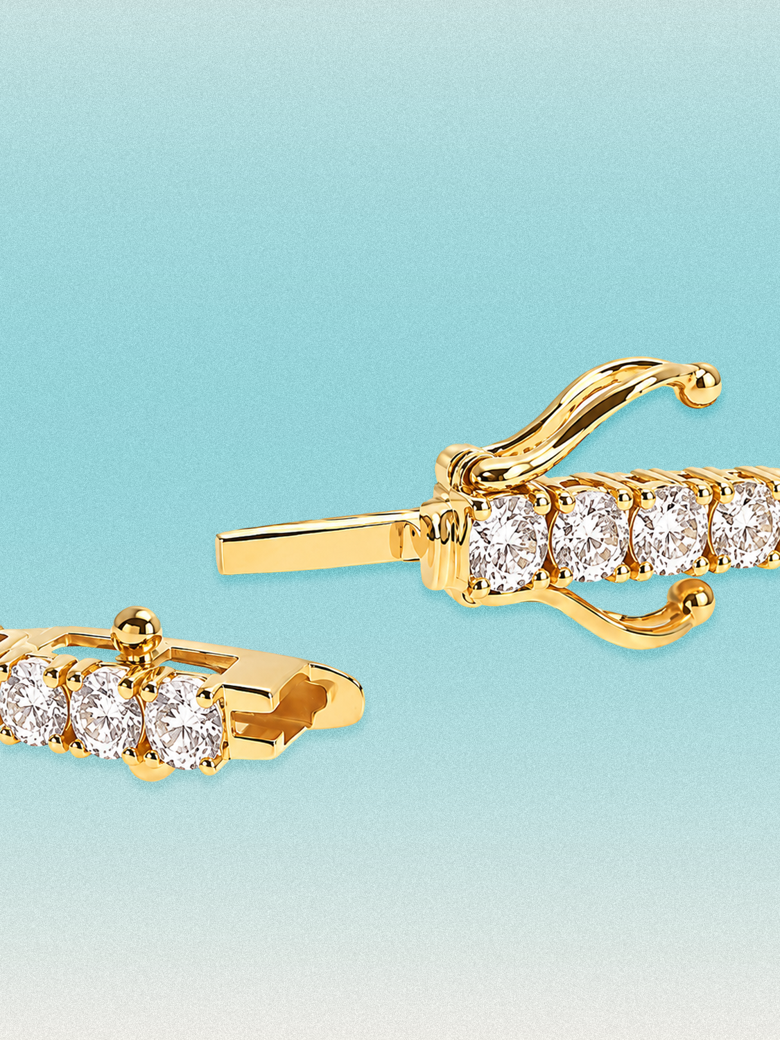 4mm Round 4-Prong Lab Grown Diamond Tennis Bracelet