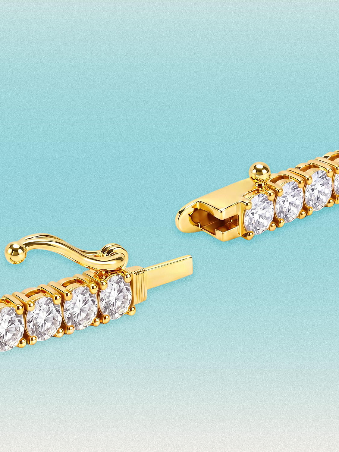 5.2mm (48.50 ctw) Round 4-Prong Lab Grown Diamond Tennis Necklace