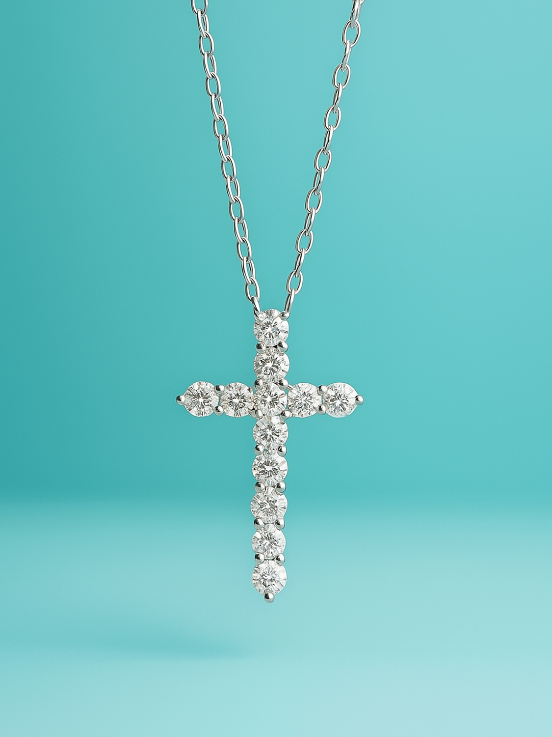 Cross Lab Diamond Pendant Necklace