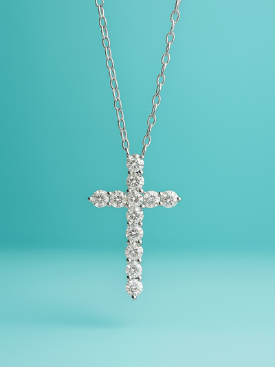 Cross Lab Diamond Pendant Necklace