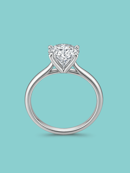 Round 4 prong Engagement Ring