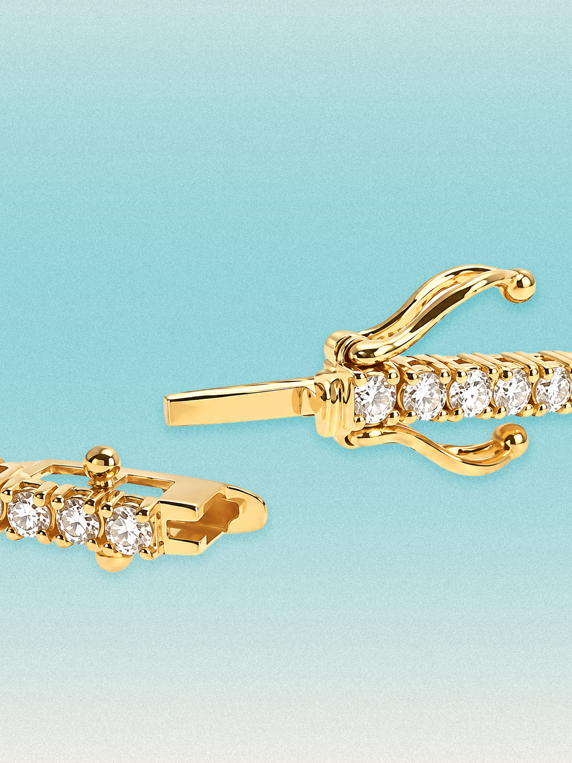 3.4mm Round 4-Prong Lab Grown Diamond Tennis Bracelet